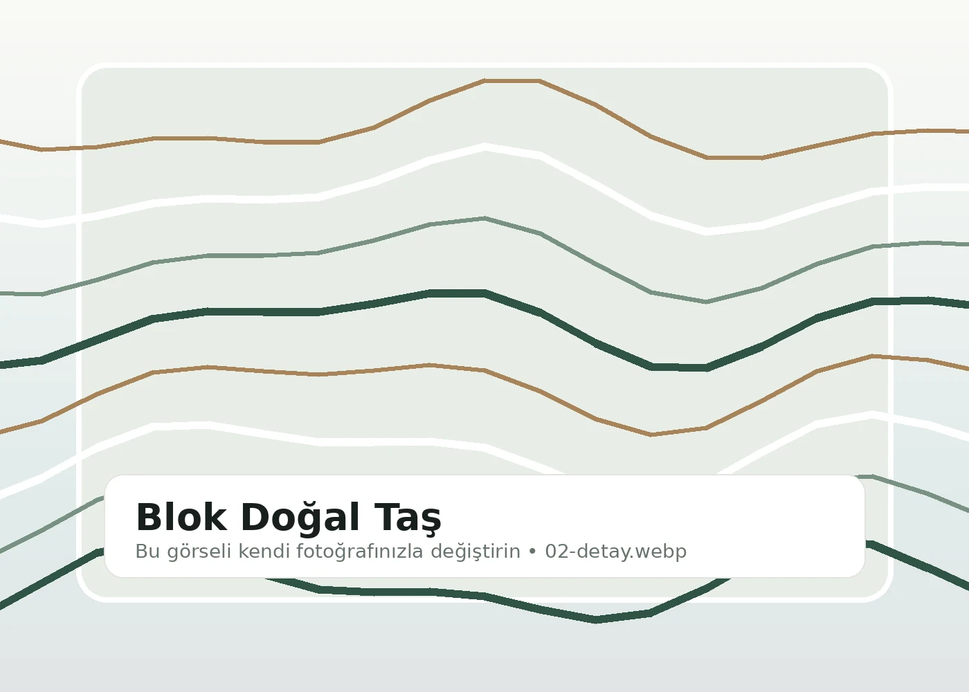 Blok doğal taş detay