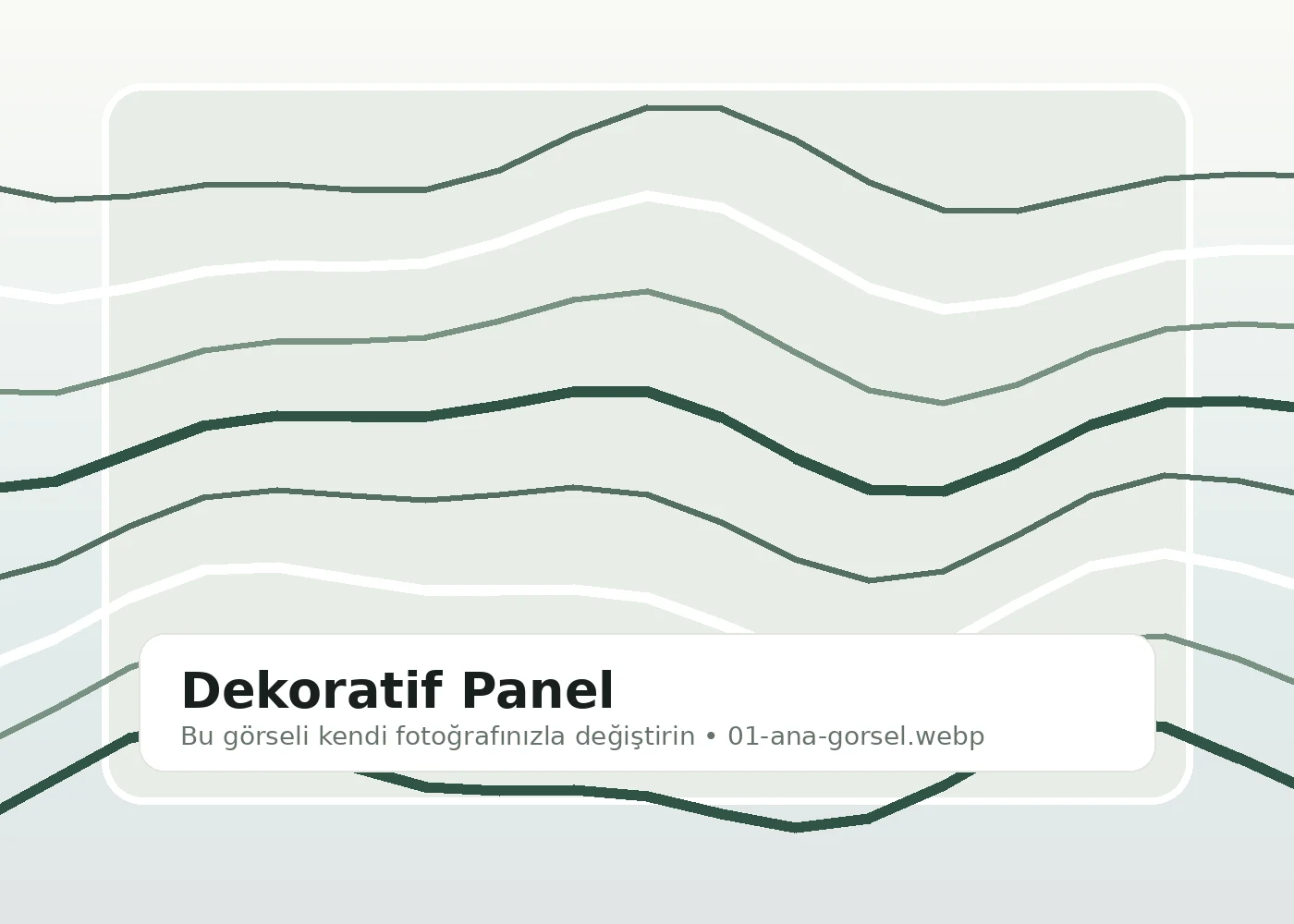 Dekoratif panel doğal taş